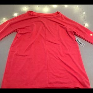 Old Navy Pink/orange long sleeve shirt